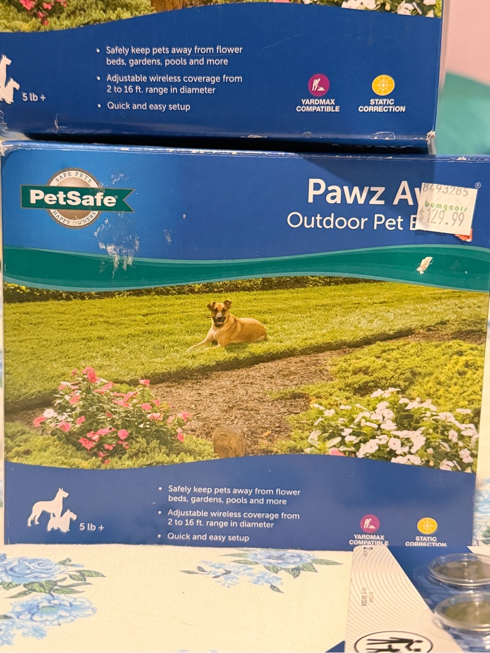 PetSafe Pawz Away Outdoor Pet Barrier - Blue and Green